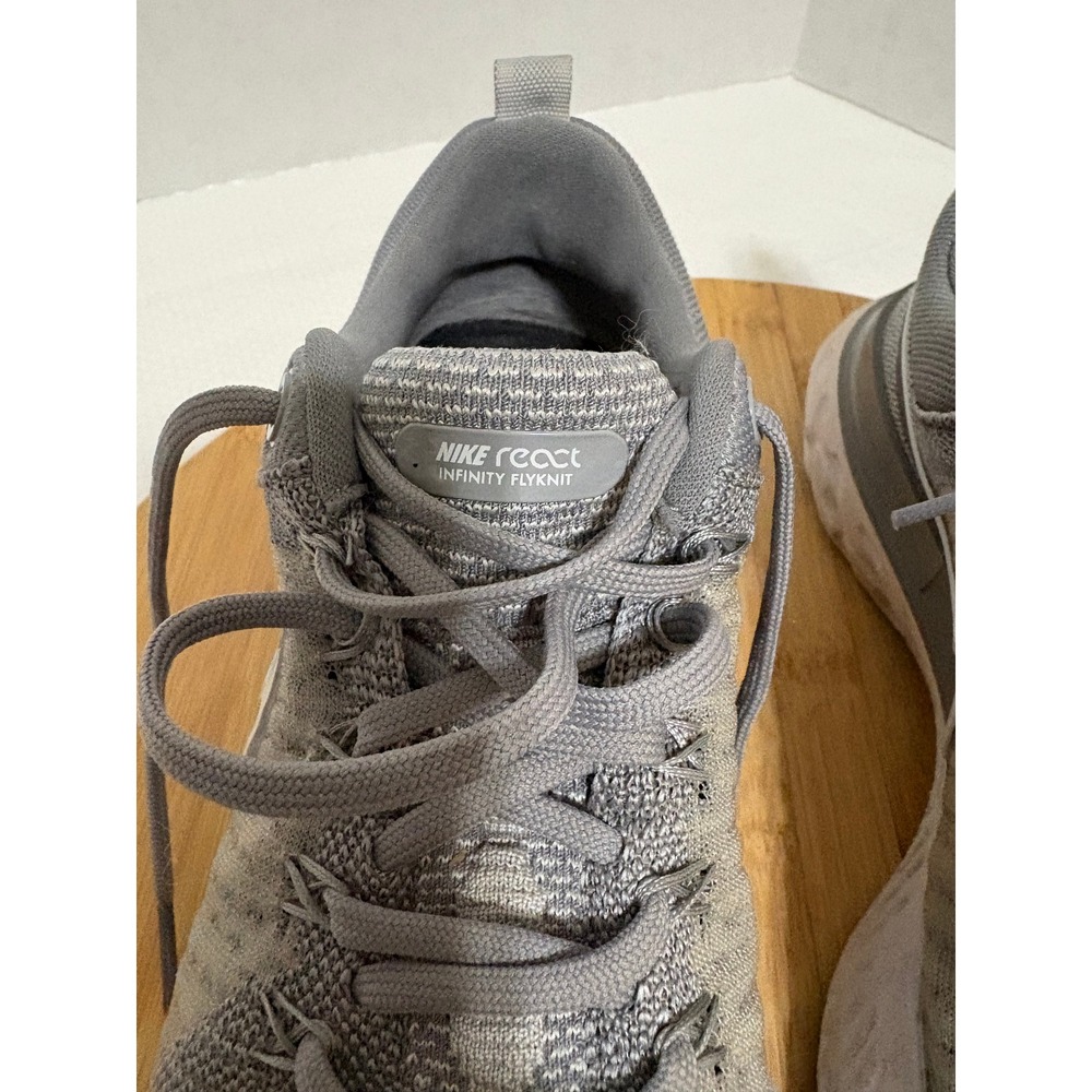 Nike React Infinity Run Flyknit 2 Grey White Running Shoes CD4372-004 Womens